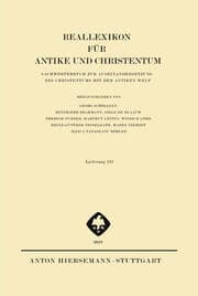 Cover von Reallexikon für Antike und Christentum