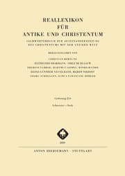 Cover von Reallexikon für Antike und Christentum