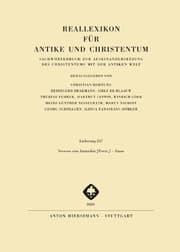 Cover von Reallexikon für Antike und Christentum