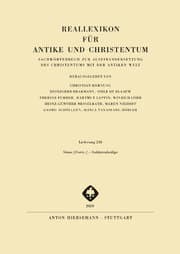Cover von Reallexikon für Antike und Christentum