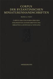 Cover von Corpus der byzantinischen Miniaturenhandschriften