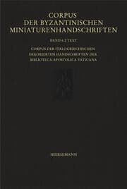 Cover von Corpus der byzantinischen Miniaturenhandschriften