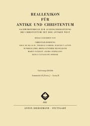 Cover von Reallexikon für Antike und Christentum