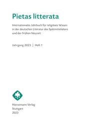 Cover von Pietas litterata