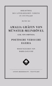 Cover von Amalia Gräfin von Münster-Meinhövel, geb. von Ompteda (1767 - 1814)