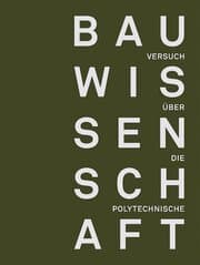 Cover von Versuch über die polytechnische Bauwissenschaft