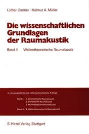 Cover von Die wissenschaftlichen Grundlagen der Raumakustik Band II