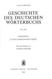 Cover von Geschichte des Deutschen Wörterbuchs 1838-1863