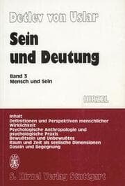 Cover von Sein und Deutung 3
