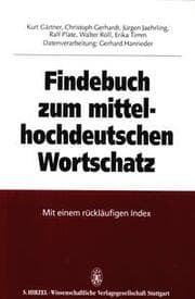 Cover von Findebuch zum mittelhochdeutschen Wortschatz