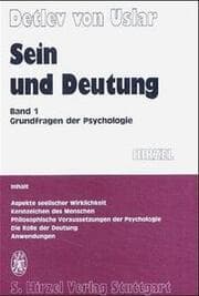 Cover von Sein und Deutung