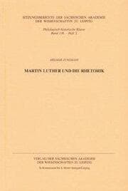 Cover von Martin Luther und die Rhetorik