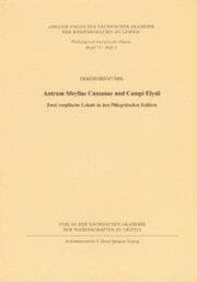 Cover von Antrum Sibyllae Cumanae und Campi Elysii.