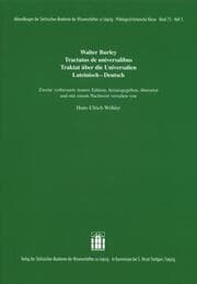 Cover von Walter Burley, Tractatus de universalibus