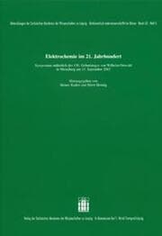 Cover von Elektrochemie im 21. Jahrhundert