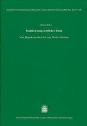 Cover von Kodifizierung ärztlicher Ethik
