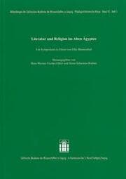 Cover von Literatur und Religion im alten Ägypten