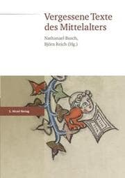 Cover von Vergessene Texte des Mittelalters