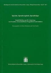 Cover von Sprache, Sprachvergleich, Sprachträger