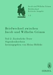 Cover von Briefwechsel zwischen Jacob und Wilhelm Grimm