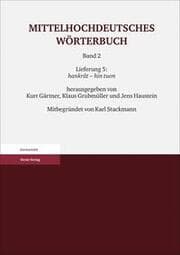 Cover von Mittelhochdeutsches Wörterbuch. Zweiter Band Lieferung 5: hankrât - hin tuon