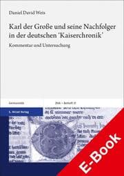 Cover von Karl der Große und seine Nachfolger in der deutschen 'Kaiserchronik'