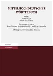 Cover von Mittelhochdeutsches Wörterbuch. Dritter Band, Lieferung 1