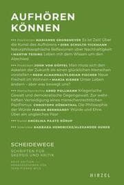 Cover von Aufhören können
