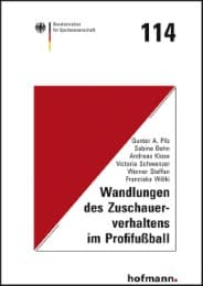 Cover von Wandlungen des Zuschauerverhaltens im Profifußball