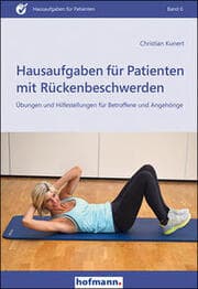 Cover von Hausaufgaben für Patienten mit Rückenbeschwerden