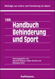 Cover von Handbuch Behinderung und Sport