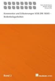 Cover von Kommentar und Erläuterungen zur VOB DIN 18365 - Bodenbelagarbeiten 2