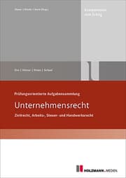 Cover von Prüfungsorientierte Aufgabensammlung 'Unternehmensrecht'