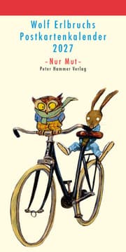 Cover von Wolf Erlbruchs Postkartenkalender 2027