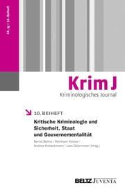 Cover von Kritische Kriminologie und Sicherheit, Staat und Gouvernementalität