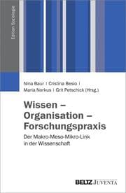 Cover von Wissen, Organisation, Forschungspraxis