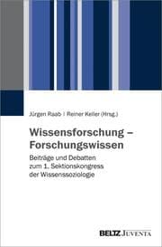 Cover von Wissensforschung - Forschungswissen