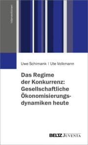 Cover von Das Regime der Konkurrenz: Gesellschaftliche Ökonomisierungsdynamiken heute