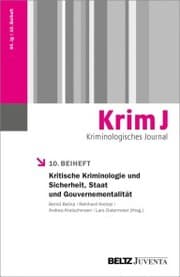 Cover von Kritische Kriminologie und Sicherheit, Staat und Gouvernementalität