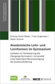 Cover von Akademische Lehr- und Lernformen im Gymnasium