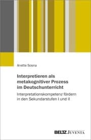 Cover von Interpretieren als metakognitiver Prozess im Deutschunterricht