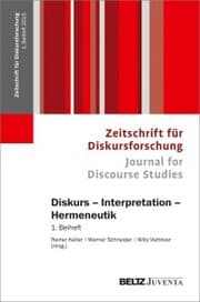 Cover von Diskurs - Interpretation - Hermeneutik