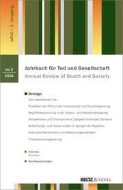 Cover von Jahrbuch für Tod und Gesellschaft 2024
