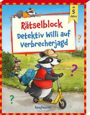 Cover von Rätselblock - Detektiv Willi auf Verbrecherjagd