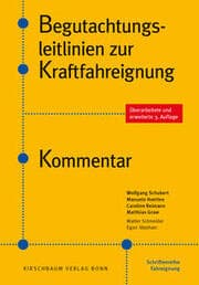 Cover von Begutachtungsleitlinien zur Kraftfahreignung