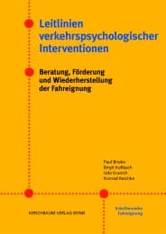 Cover von Leitlinien verkehrspsychologischer Interventionen