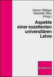 Cover von Aspekte einer excellenten universitären Lehre