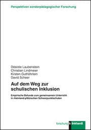 Cover von Auf dem Weg zur schulischen Inklusion