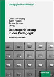 Cover von Dekategorisierung in der Pädagogik