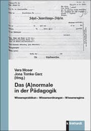 Cover von Das (A)normale in der Pädagogik